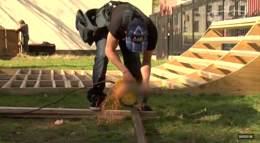 How to build a skate mini ramp